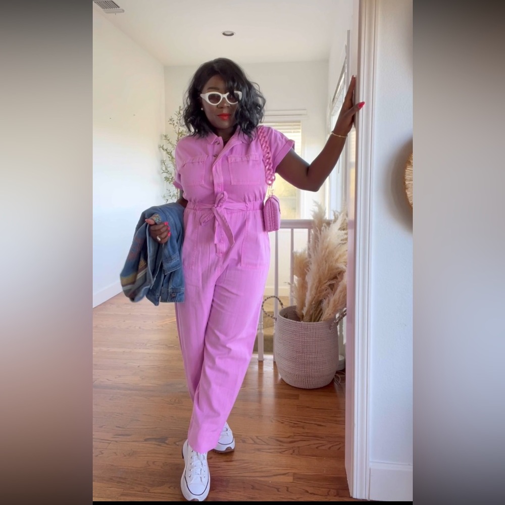 Target Universal Threads Pink Jumpsuit